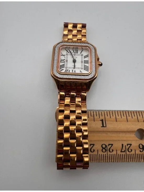 GV2 Gevril Milan 12101 Diamond Watch Rose Gold Swiss Quartz 027/500 Working - Picture 13 of 13